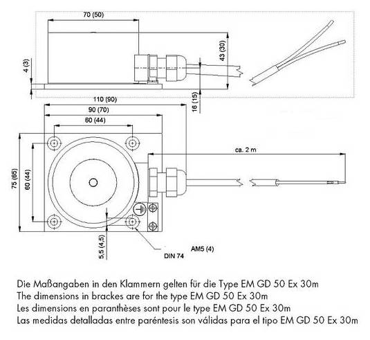 Electro-aimant de verrouillage ATEX type GSCE037