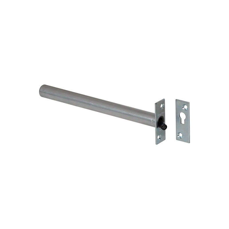 Concealed jamb closer E 22/2550 with rectangular plate