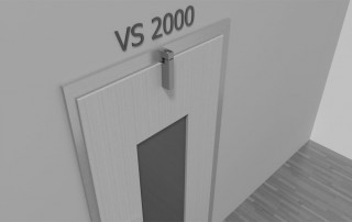 Door damper VS 2000 3D overlapping door